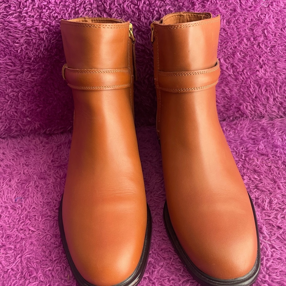 Franco Sarto Tan Leather Boots